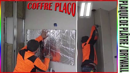 tuto habillage coffre placo sur boisseau de cheminée 2