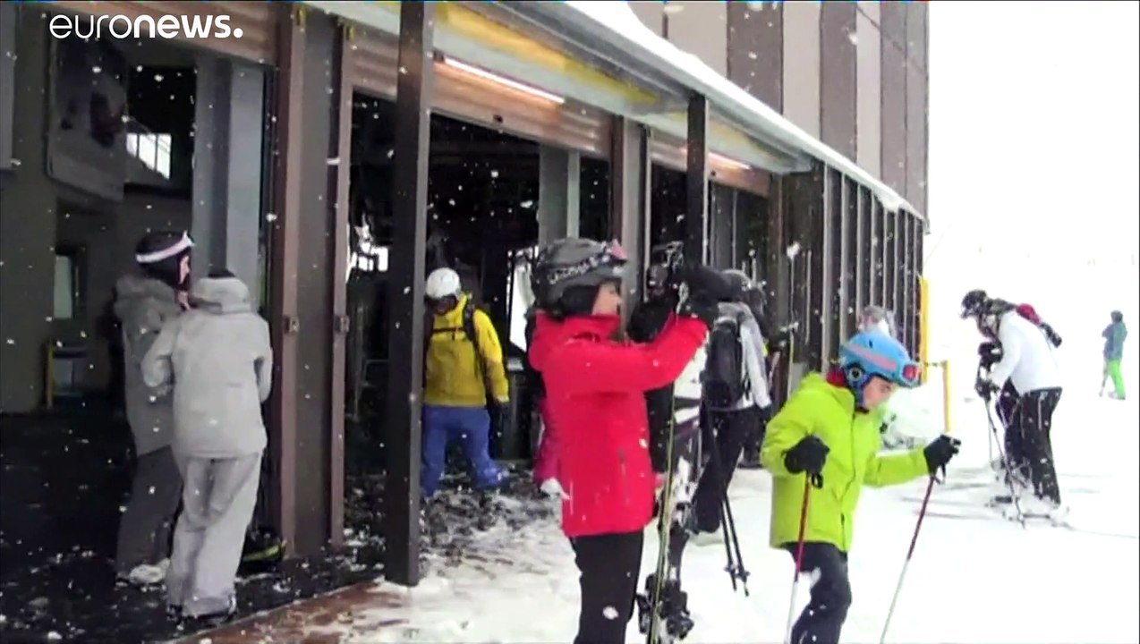 Tutti sulle piste da sci di Champoluc