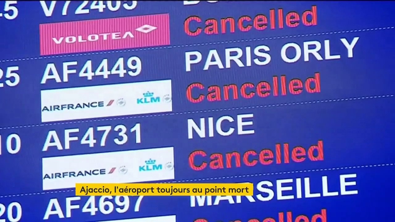 Corse : la tempête Fabien a noyé l'aéroport d'Ajaccio pour les fêtes de fin d'année