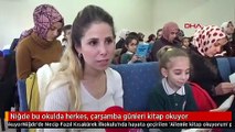 Niğde bu okulda herkes, çarşamba günleri kitap okuyor