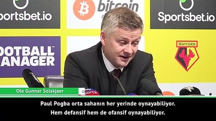 Solskjaer: "Pogba dünyadaki en iyisi"
