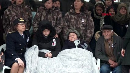 Şehit polis, son yolculuğuna uğurlandı