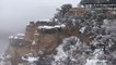 Snow blankets South Rim of Grand Canyon