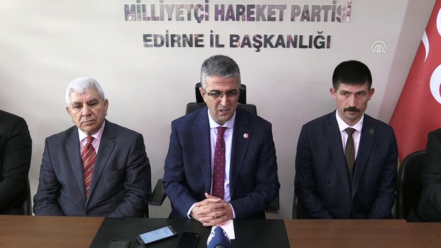 MHP'li Aydın'dan Libya ile mutabakat değerlendirmesi - EDİRNE