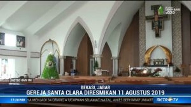 Jemaat Santa Clara Bekasi Rayakan Natal Pertama di Gereja
