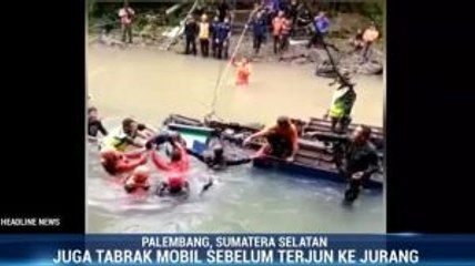 Polda Sumsel Koordinasi dengan Polda Bengkulu Usut Kecelakaan Bus Sriwijaya