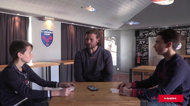 Quand Fabien Alexandre (FC Grenoble) se livre aux jeunes lecteurs du Dauphiné Libéré