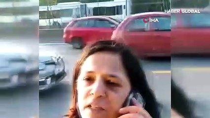 D-100'de otobüsün yolunu kesen sürücünün cezası belli oldu