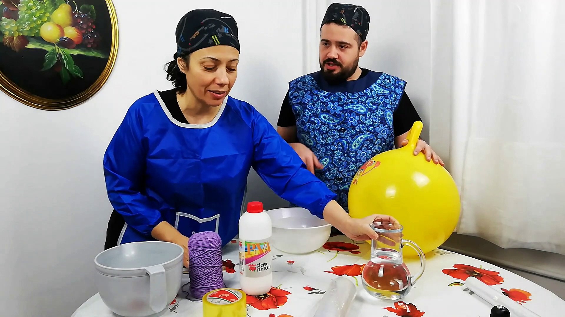 ip ve balondan avize yapimi eviniz renklensin kendin yap ya da al dailymotion video