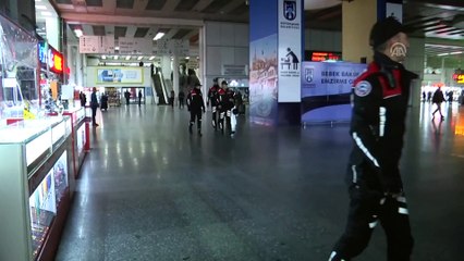 Yılbaşı öncesi AŞTİ'de 'huzur' uygulaması yapıldı - ANKARA
