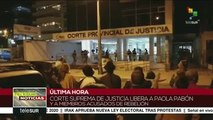 Ecuador: Corte Suprema libera a Paola Pabón y 2 dirigentes opositores
