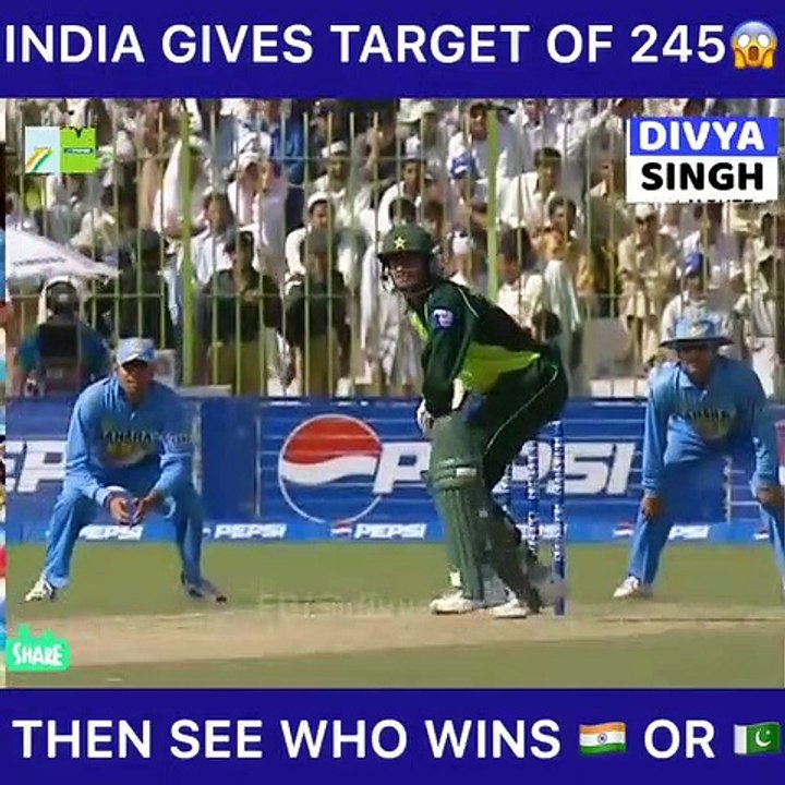 Pakistan vs India Cricket Match.