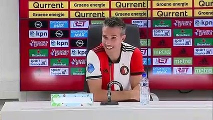 Así respondió Robin van Persie tras la pregunta ingeniosa de un niño