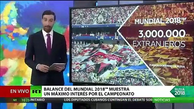 Las cifras del Mundial Rusia 2018: 3 millones de extranjeros y estadios repletos