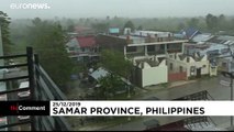 Typhoon Phanfone brings flash floods to Philippines