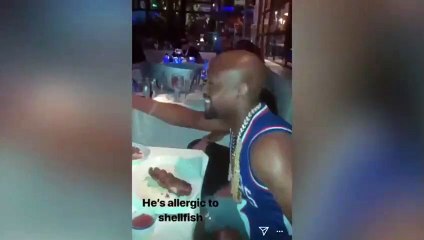 Las imágenes de la lujosa fiesta que se montaron Ronaldinho y Mayweather en Miami