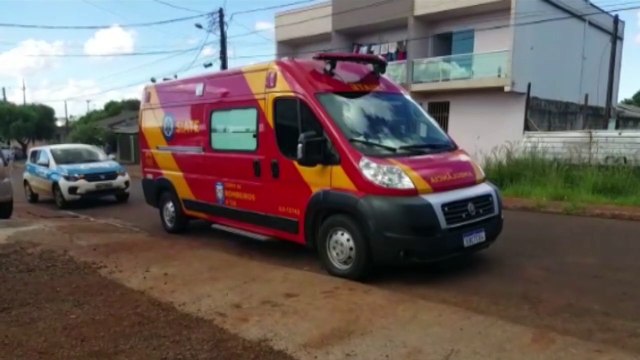 Mulher é socorrida no Bairro Cascavel Velho após ser vítima de agressão
