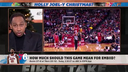 Stephen A. marvels at Giannis’ transformation, calls out Joel Embiid | First Take