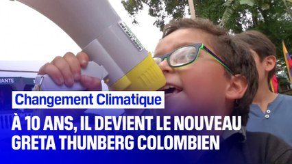 À 10 ans, ce colombien mène le combat contre le changement climatique