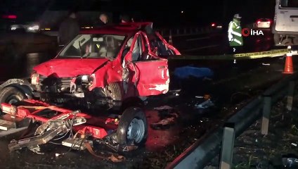 Aracını kontrol etmek için TEM’de durdu, feci şekilde can verdi