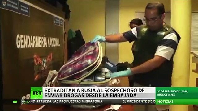 Las autoridades alemanas extraditan a Rusia al sospechoso de enviar drogas desde su embajada