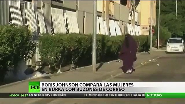 Boris Johnson compara a las mujeres con burka con buzones de correo