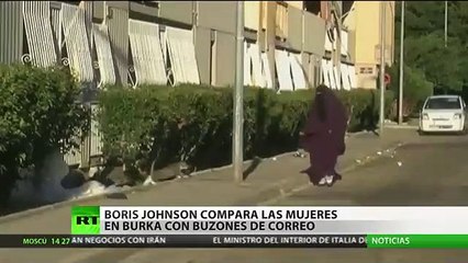 Boris Johnson compara a las mujeres con burka con buzones de correo