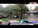 Diterjang Angin Ribut, Beringin Alun-alun Solo Tumbang