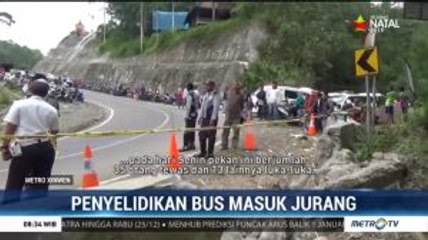 Penyelidikan Bus Sriwijaya Masuk Jurang