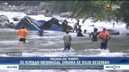 Pencarian Korban Bus Sriwijaya Dilanjutkan