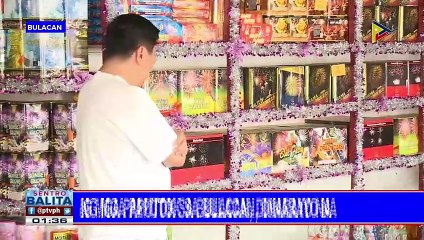 Tindahan ng mga paputok sa Bulacan, dinarayo na