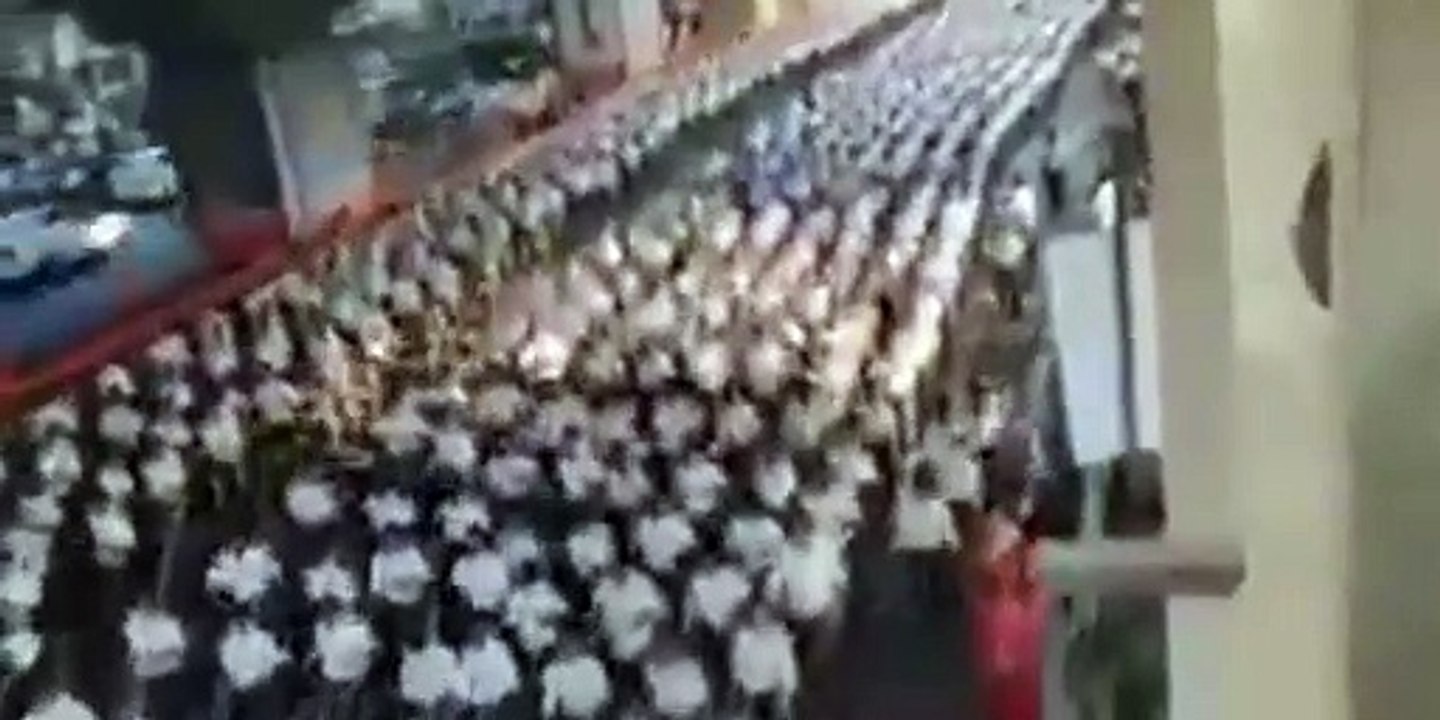 हैदराबाद में RSS द्वारा भव्य पथ संचालन।