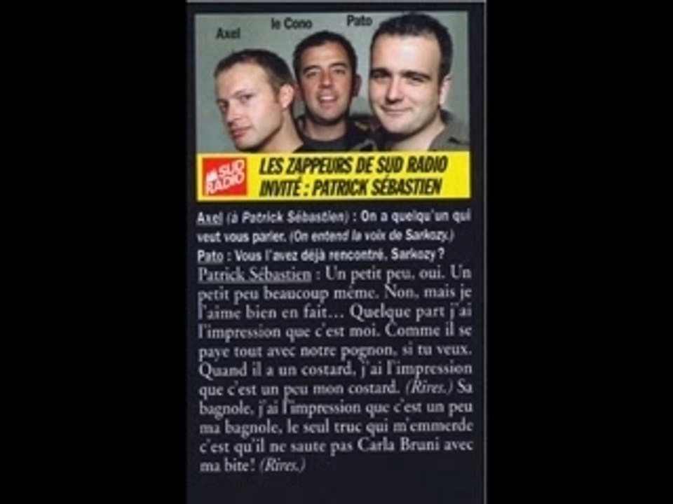 Le Cono livre des Pizzas pour Carla Bruni à l'Elysée !!!