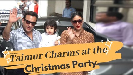 Taimur Charms at the Christmas Party at Kapoor's House
