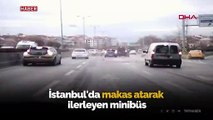 Trafikte makas atan sürücü kazaya sebep oldu