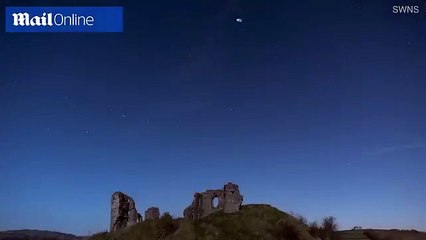 Graban el momento exacto de la explosión de un meteorito
