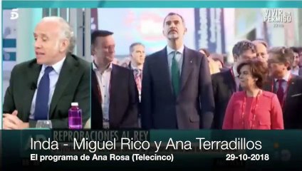 Inda fulmina a Terradillos y Rico: "Os pago el viaje para que vayáis a quemar una bandera a Nueva York"