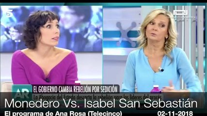San Sebastián fulmina al impresentable Monedero