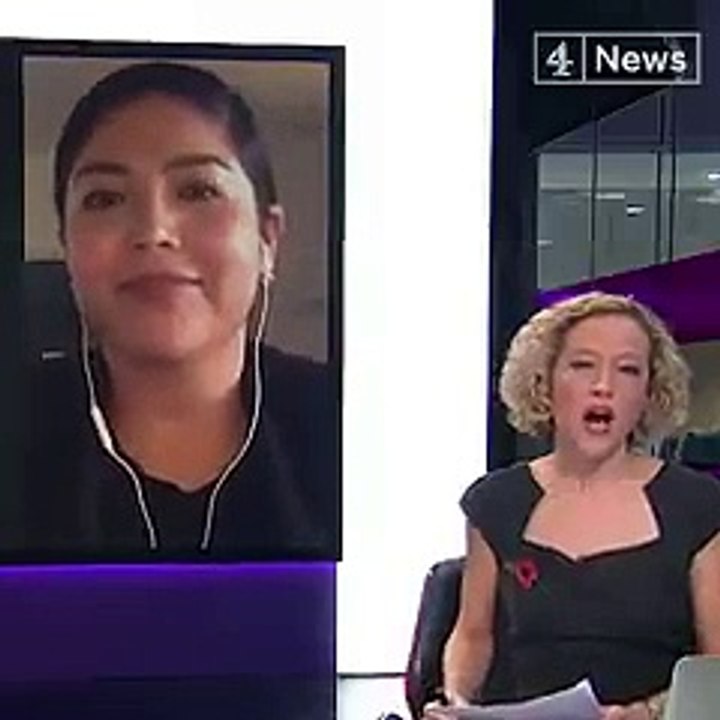 Ni te imaginas quién interrumpe esta entrevista….