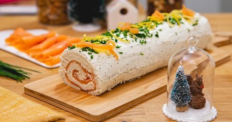 Choisissez une bûche au saumon pour vos repas de fêtes !