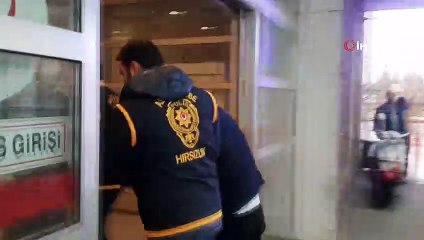 Kombi hırsızları yakalandı