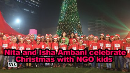 Nita and Isha Ambani celebrate Christmas with NGO kids