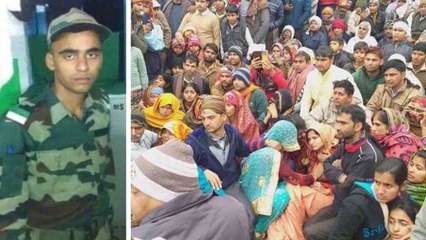 शहीद सौरभ कटारा: 8 को शादी, 15 को डयूटी, 23 को शहीद, 25 को बर्थडे, पत्नी ने कंधा देकर किया सैल्यूट