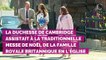 Kate Middleton porte de la fourrure lors de la messe de Noël alors que la reine l'interdit