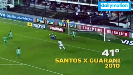 All 102 Neymar goals for Santos
