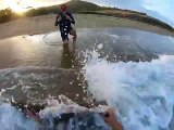 Huge Queensland Grouper Reeled in on Beach