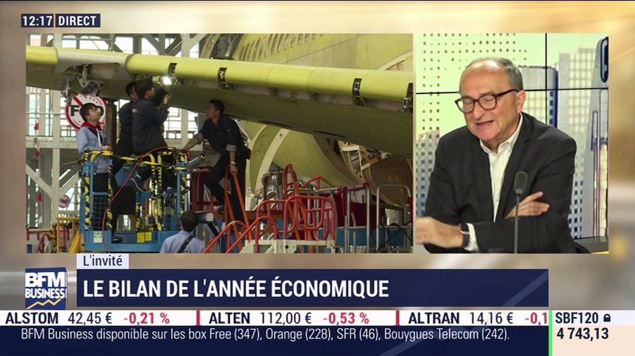 Christian de Boissieu (Cercle des Economistes) : Le bilan de l'année économique - 26/12