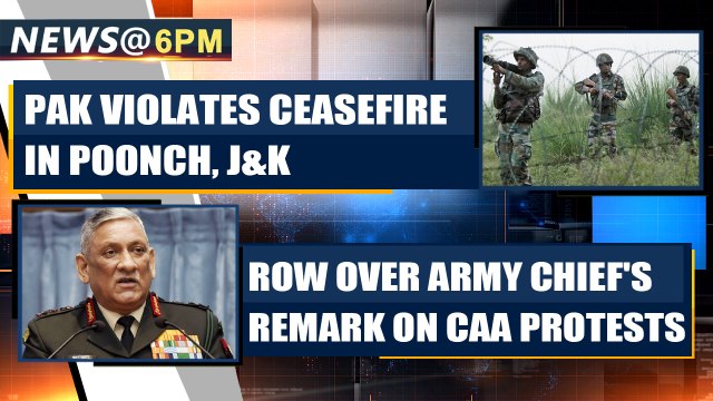 Controversy erupts over Army Chief Bipin Rawat's remark on CAA protests|Oneindia News