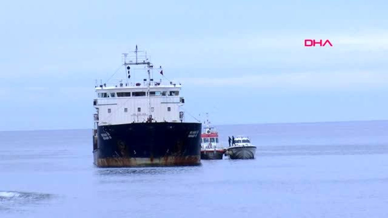 Tekirdağ şarköy'de kuru yük gemisi karaya oturdu