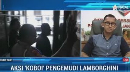 Aksi 'Koboi' Pengemudi Lamborghini (2)